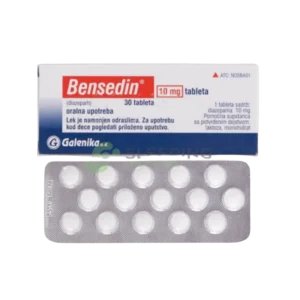 Bensedin Diazepam 10mg Tablets – Anxiety and Muscle Relaxant Medication