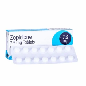 Zopiclone 7.5mg EU Brand Blue Tablets pack for insomnia relief