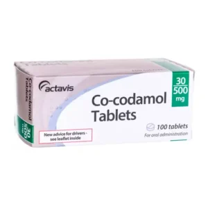 Co-codamol 30/500mg tablets for pain relief, containing codeine and paracetamol